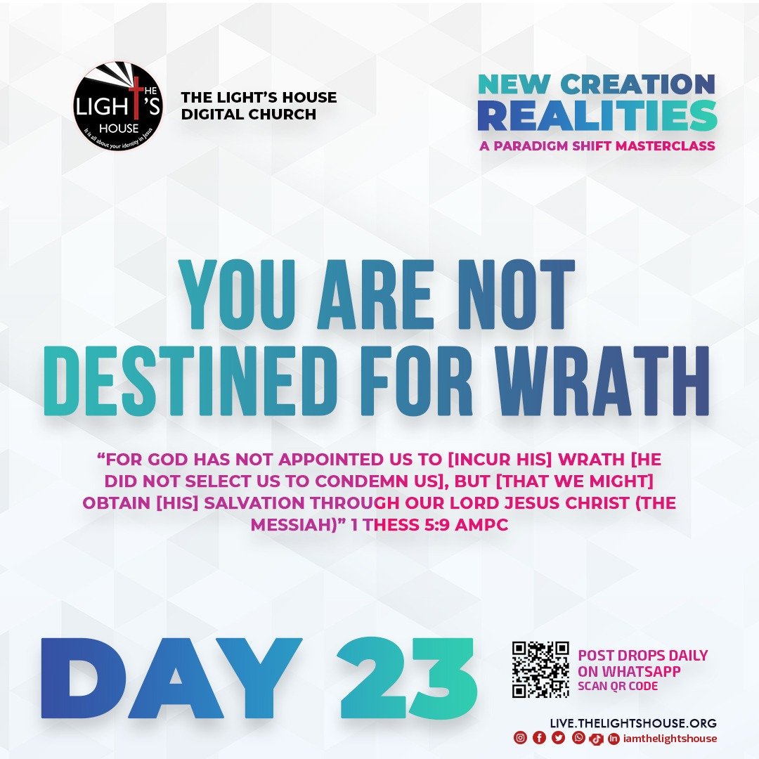 Day 23 - You are not destined for wrath