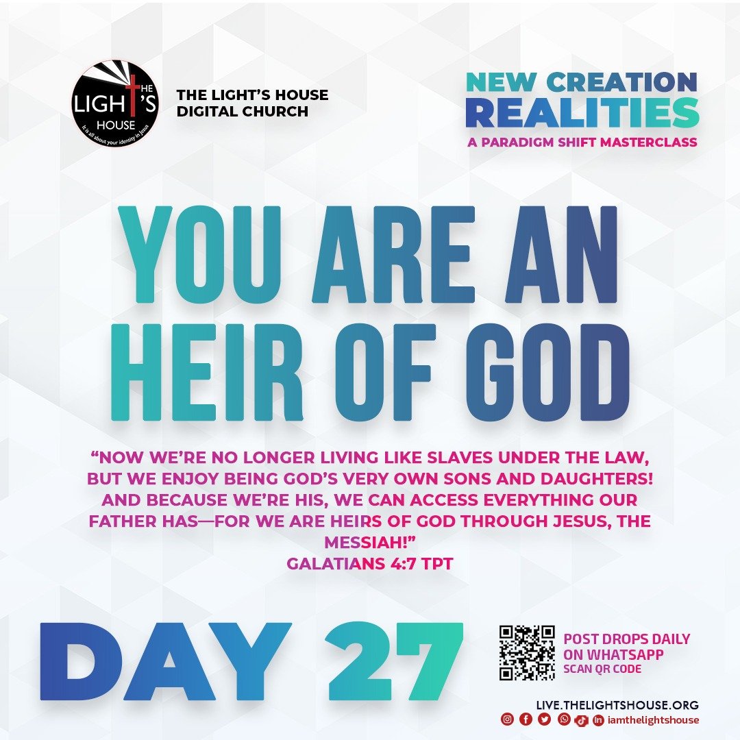 Day 27: You are an heir of God